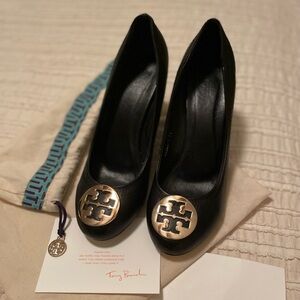 Tory Burch black wedge